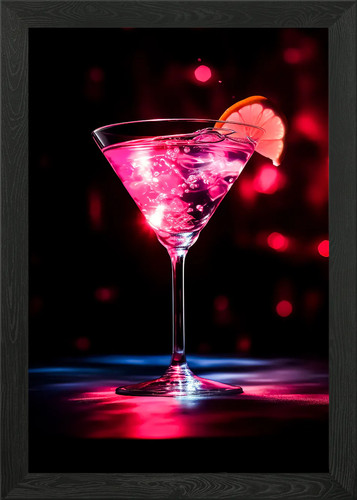 Cocktail drink framed wall - cocktail,
