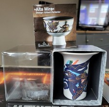 Scarce Vintage Boxed Rosenthal Alta Mira Art Gilbert Portanier German Vase