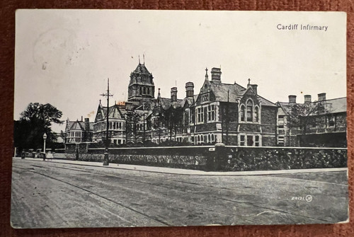 Antique postcard cardiff - antique,