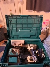 Makita White  DHP482 18V 3.0Ah Combi Drill With DC18RC Charger & Case 