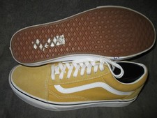 Vans yellow canvas with suede