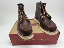 Red Wing Moc Toe Boots (UK