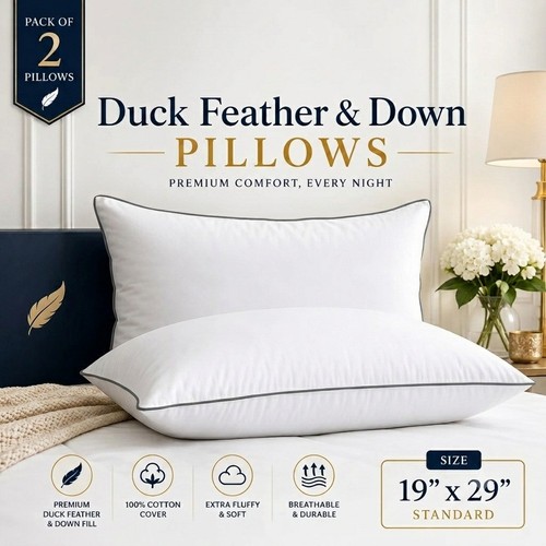 Duck feather down pillows - &,