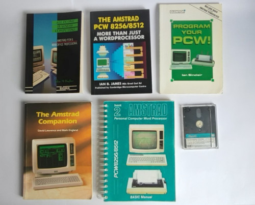 Amstrad pcw 8256 8512 books - 8256, /