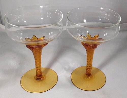 Pair art deco champagne - pair, of