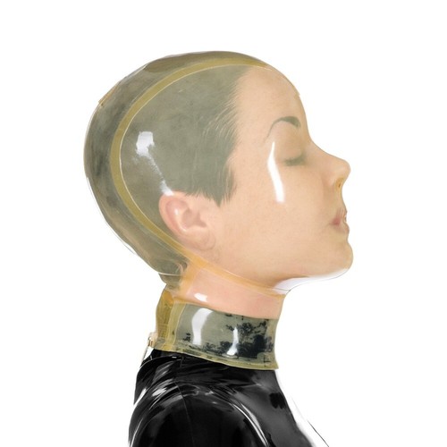 Latex rubber hood with - rubber,