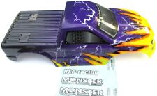 RC Truck  Body shell + Stickers. Universal 1/10 HSP HPI FTX  Bug Crusher from UK