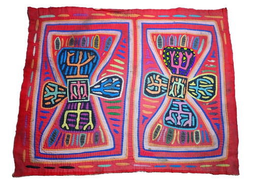 Kuna indian mola textile - kuna,