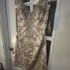Terani Couture Nude Dress Uk