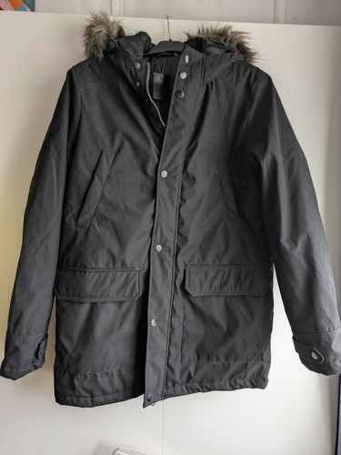 Livergy mens black parka - livergy,