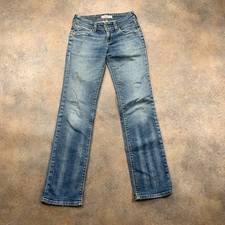 Vintage LEVI'S 570 Jeans Womens (27 Inch Waist) (31 Inch Leg) Straight Fit Blue