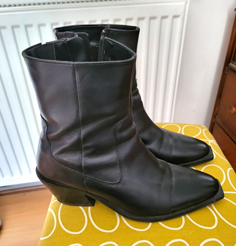 Women schuh black - schuh, leather