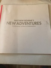 Matthew Bourne’s NEW ADVENTURES souvenir brochure