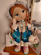 Crocheted   doll with