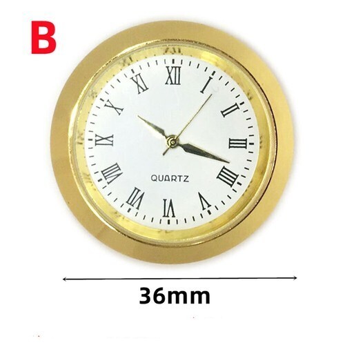Small round quartz clock - small,