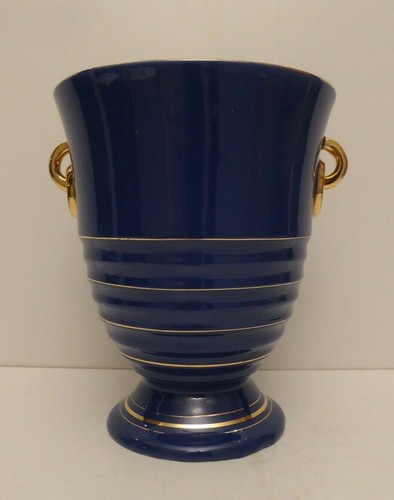 Blue antique art - blue, vase