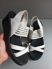 Skechers Rumblers Solar Burst white black wedge sandals uk 6 eur 39 