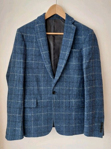 Men blue asos harris - asos, tweed