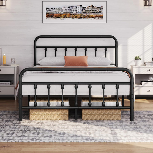 Metal bed frame - bed,