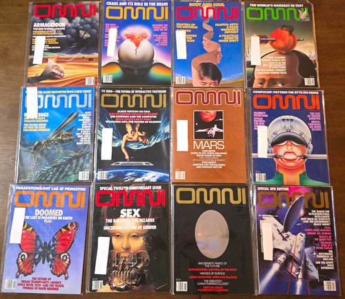 Omni science fiction magazine - science,