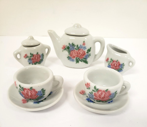 Vintage miniature tea set - miniature,