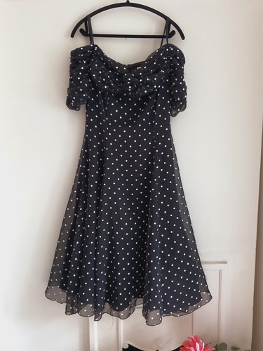 Vintage black spotted - vintage,