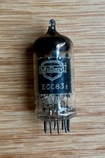 MULLARD ECC83, LONG PLATE