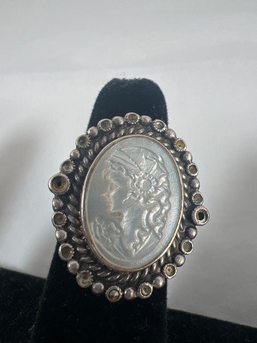 Vtg sterling silver 925 carved - vtg,