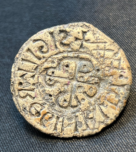 Medieval lead seal matrix - lead,