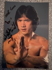 Signed Photo Jackie Chan
