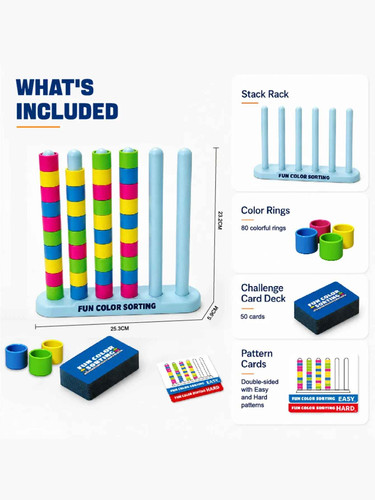 Kids bead stacking puzzle game - puzzle,