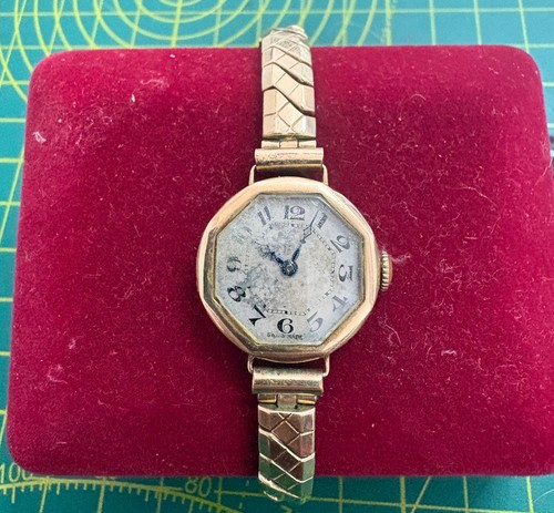 Vintage 9ct gold swiss ladies - vintage,