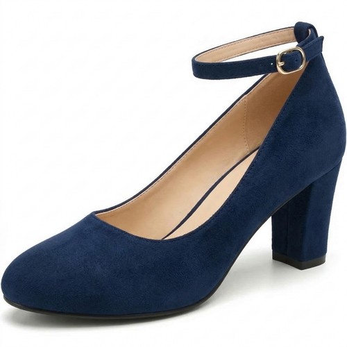 Women ladies block - block, heel