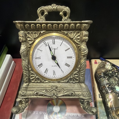 Vintage coral metal ornate - metal,