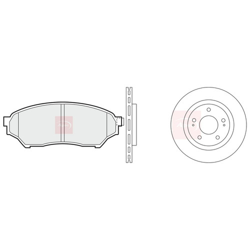Apec front brake discs - apec,