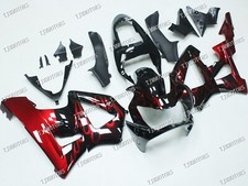 Fit for 00-01 CBR929RR Black Red ABS Injection Mold Bodywork Fairing Kit Panels