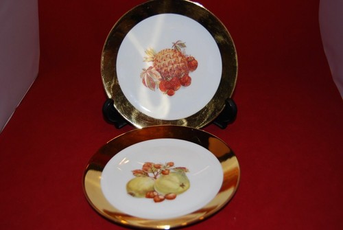 Two gilt rimmed - two, bavarian