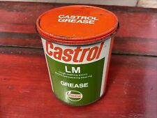 Vintage Castrol LM 1 Pound Grease Tin good condition