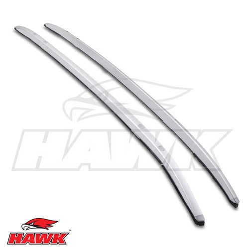 Silver aluminium roof rails - roof,