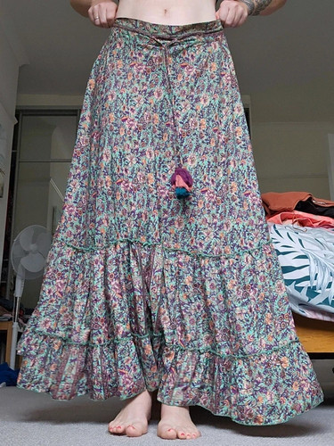 Anisa stunning boho maxi skirt - anisa,