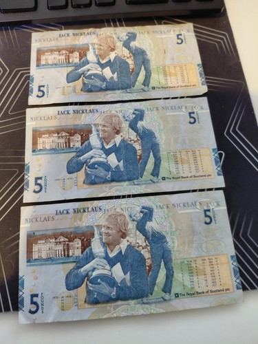 Jack nicklaus notes - jack, £5