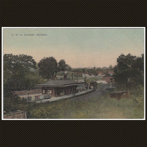 Tetbury gwr station - station, printed