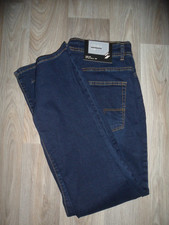 DNM Mens Dark Blue Jeans Denim