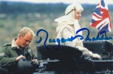 Margaret Thatcher Hand Signed
