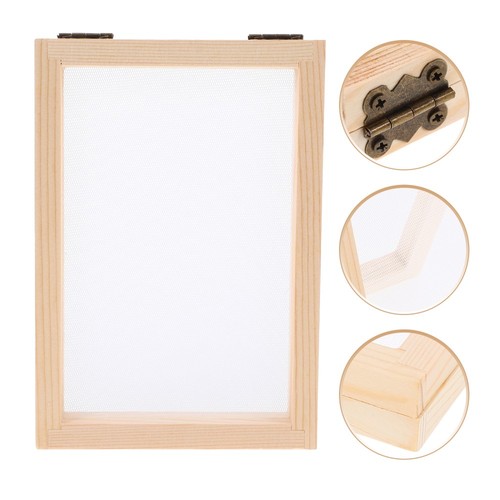 Mould and deckle for - mould, paper