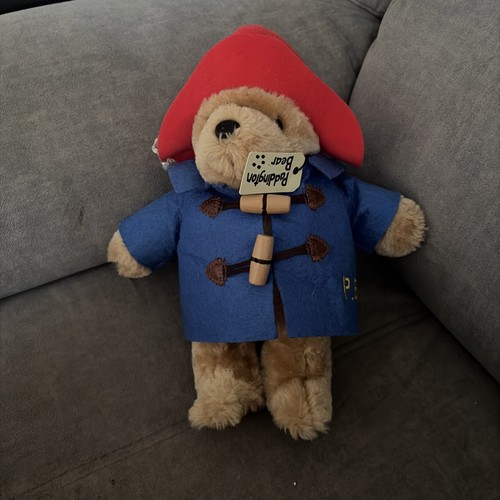Paddington bear plush with red