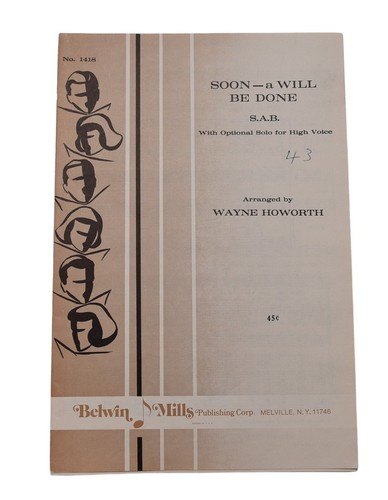 Choral music soon will - music,