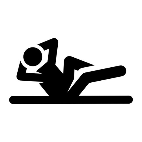 Gym fitness sit - sit, vinyl