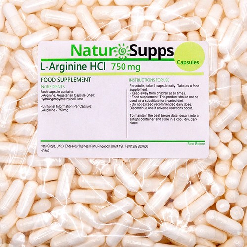 Arginine hcl 750mg 90 - l-arginine,