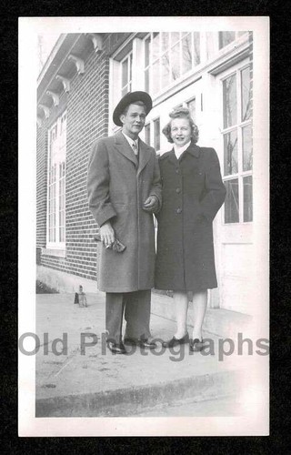 Handsome couple overcoats - couple,